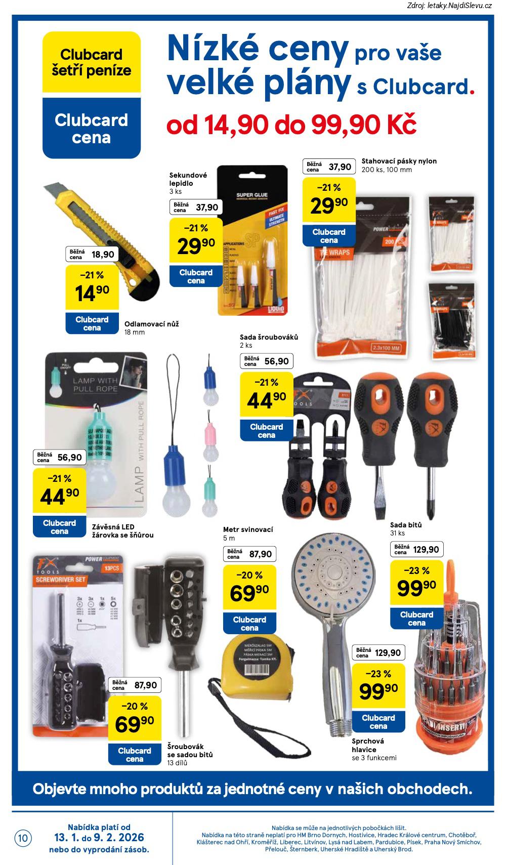 Strana 10 - let�k Tesco (14. 1. - 20. 1. 2026)