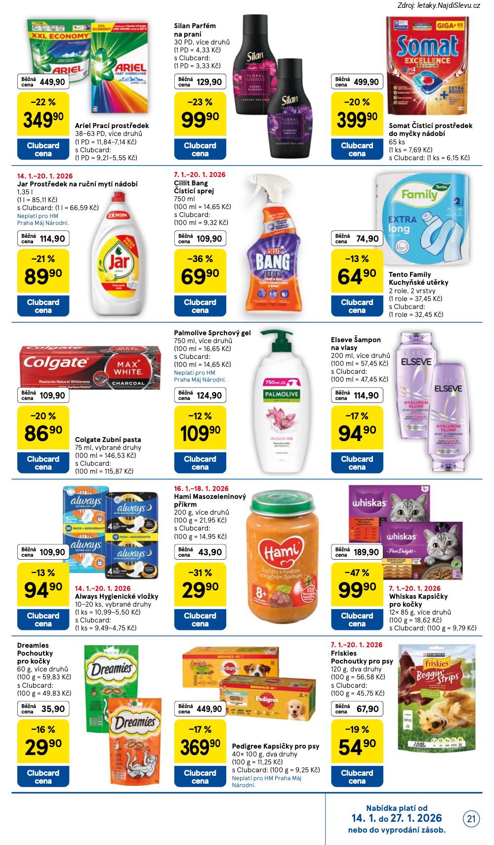 Strana 21 - let�k Tesco (14. 1. - 20. 1. 2026)
