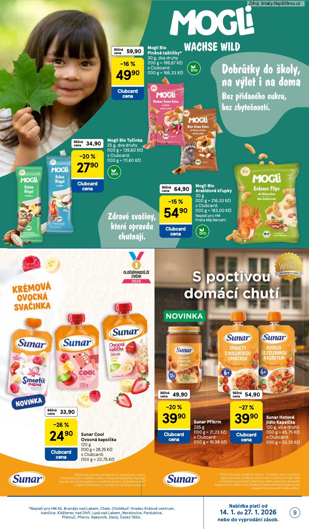 Strana 9 - let�k Tesco (14. 1. - 20. 1. 2026)