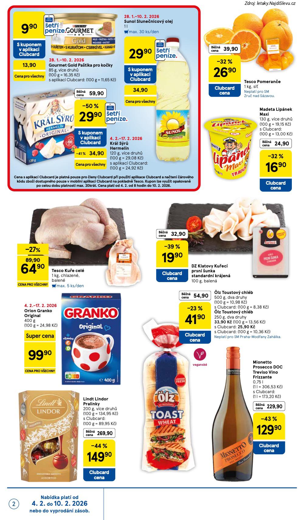 Let�k Tesco  Supermarkety (4. 2. - 10. 2. 2026) - str. 2