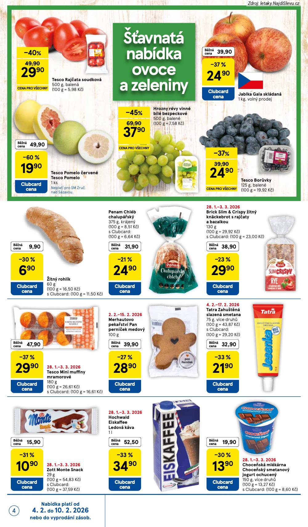 Let�k Tesco  Supermarkety (4. 2. - 10. 2. 2026) - str. 4