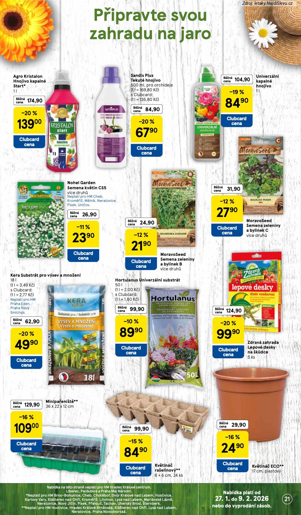 Let�k Tesco  Hypermarkety (4. 2. - 10. 2. 2026) - str. 21: KV�TIN�� ECO, KV�TON�� RA�ELINOV�, MINIPA�ENI�T�, ZDRAV� ZAHRADA