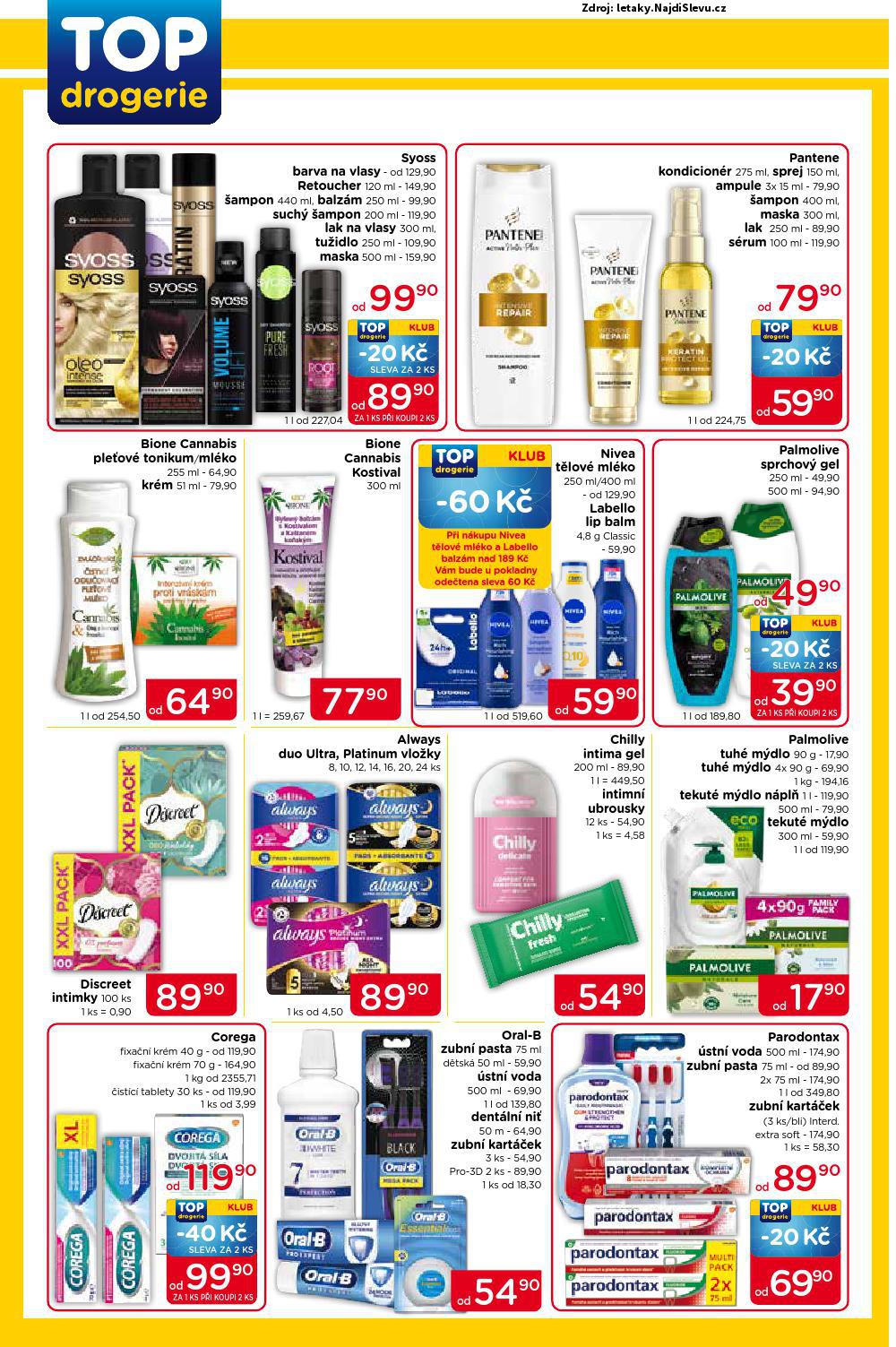 Strana 2 - let�k Top drogerie (7. 8. - 16. 8. 2025)