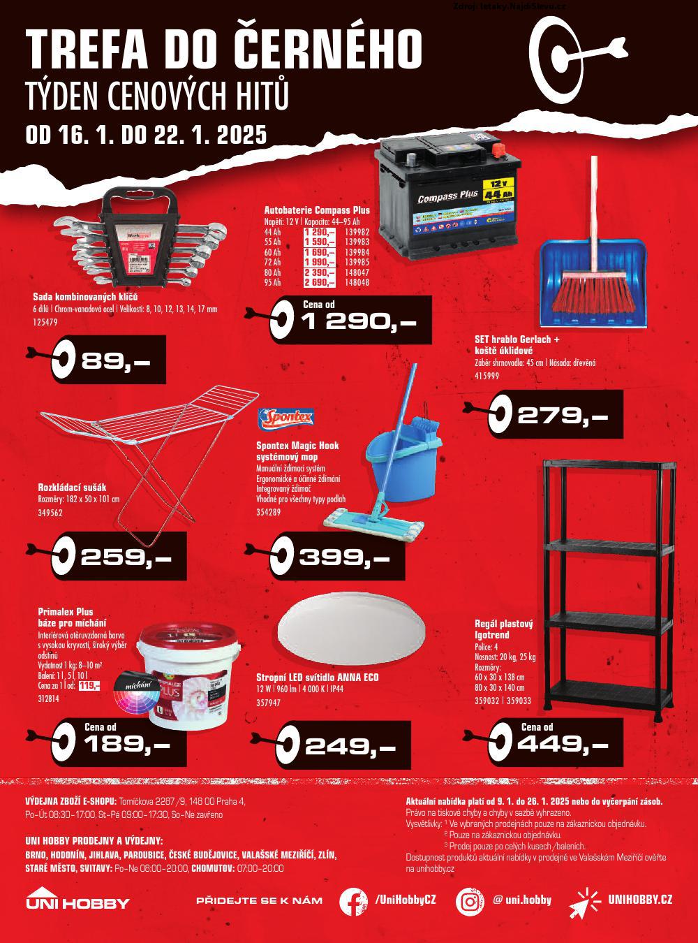 Let�k UNI HOBBY (9. 1. - 26. 1. 2025) - strana 34 z 34