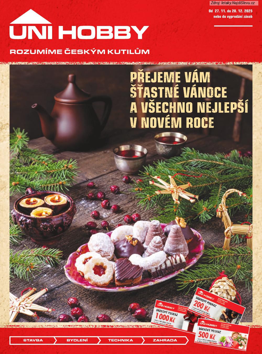 Let�k UNI HOBBY  (27. 11. - 28. 12. 2025) - str. 1
