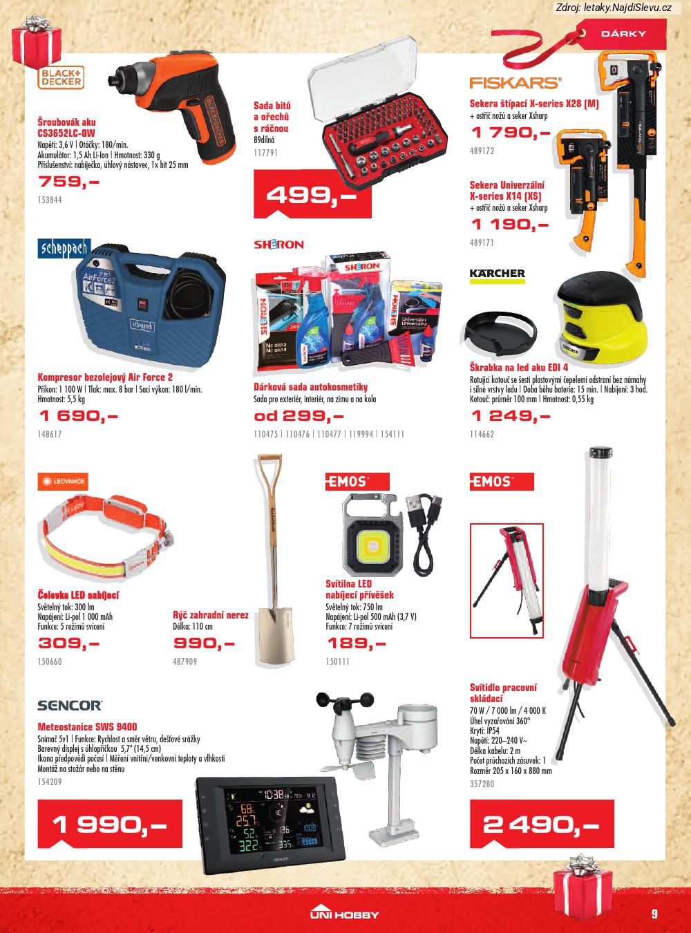 Let�k UNI HOBBY  (27. 11. - 28. 12. 2025) - str. 9