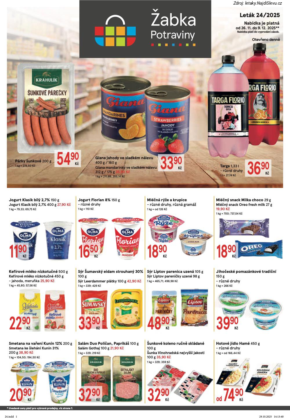 Let�k �abka (26. 11. - 9. 12. 2025) - strana 1 z 6