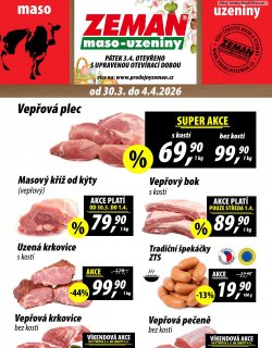 ZEMAN maso - uzeniny let�k